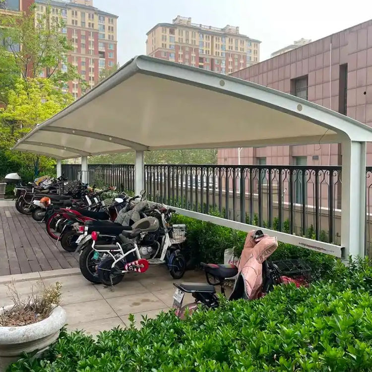 巢湖市膜结构电动车棚